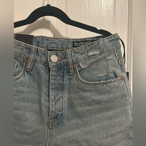 High rise crop jeans- blanknyc